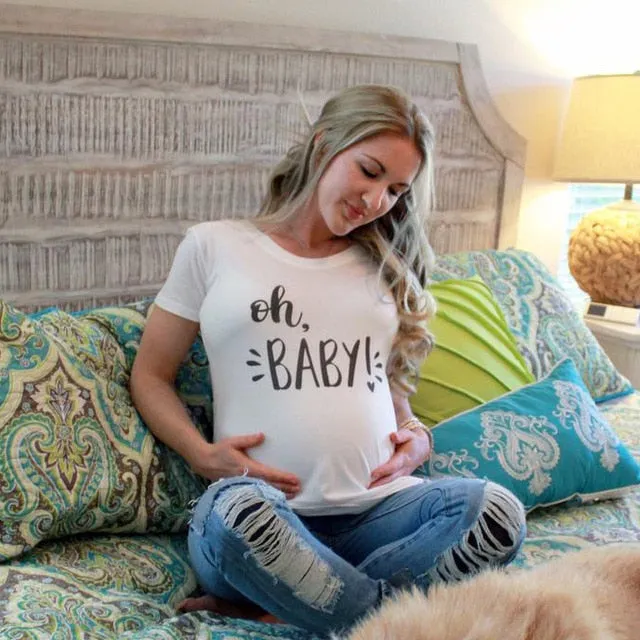 Trendy Pregnant Moms To Be Funny T-Shirts