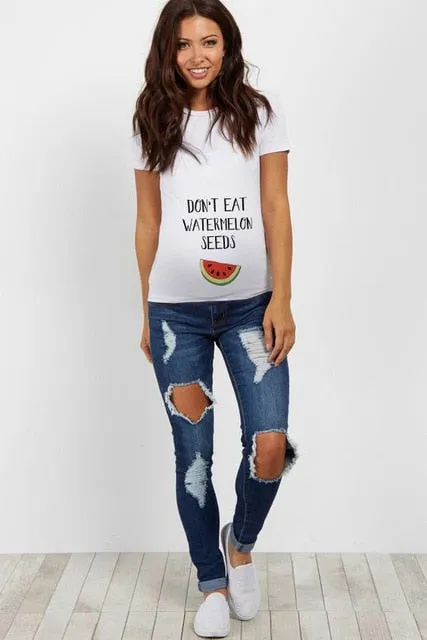 Trendy Pregnant Moms To Be Funny T-Shirts