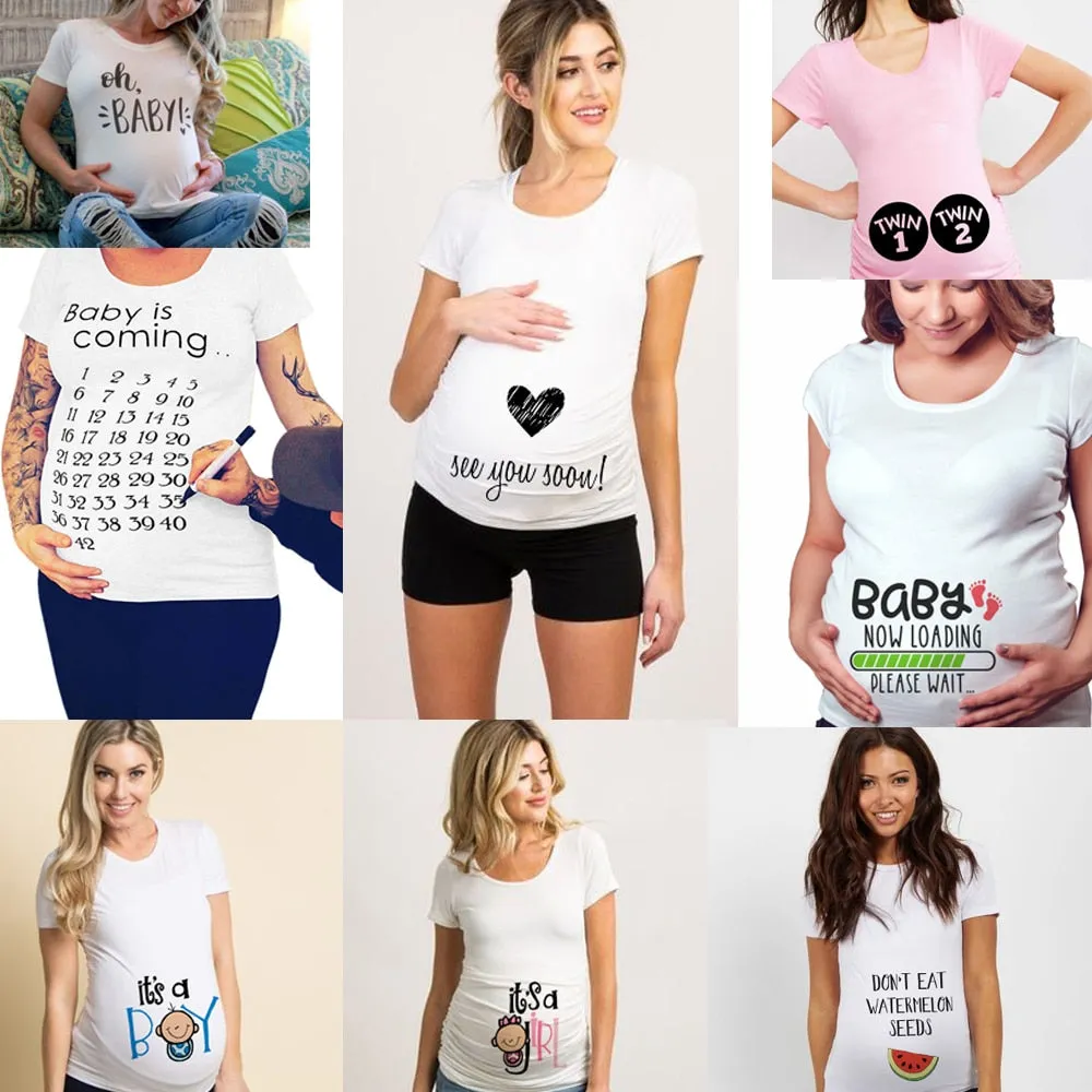 Trendy Pregnant Moms To Be Funny T-Shirts