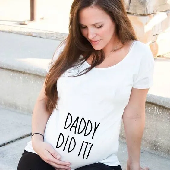 Trendy Pregnant Moms To Be Funny T-Shirts