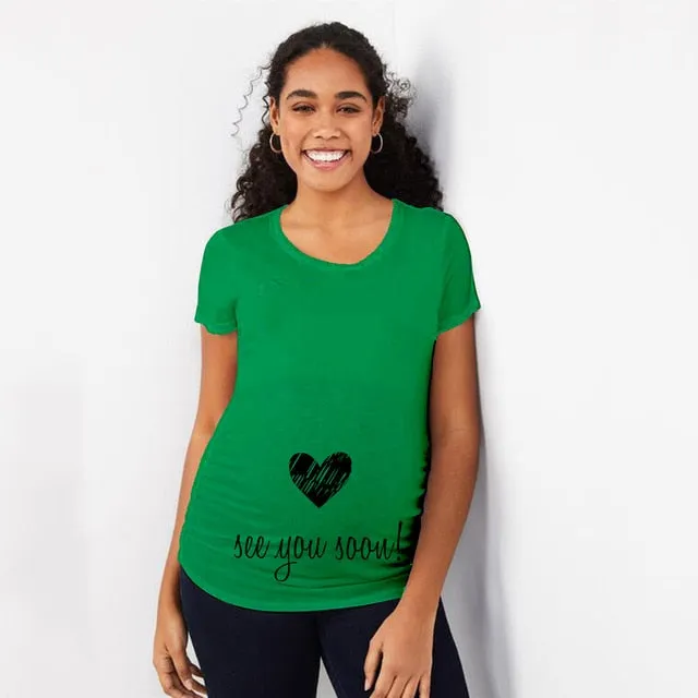 Trendy Pregnant Moms To Be Funny T-Shirts