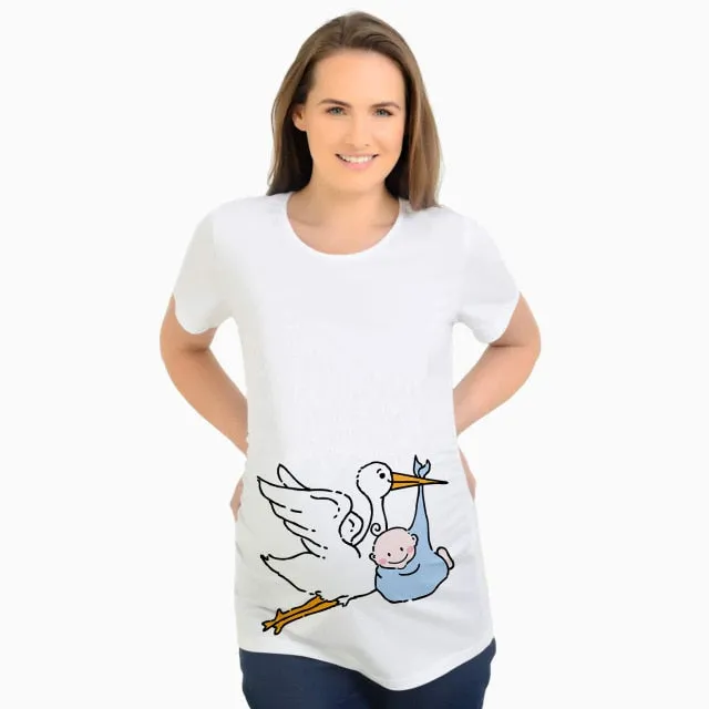 Trendy Pregnant Moms To Be Funny T-Shirts