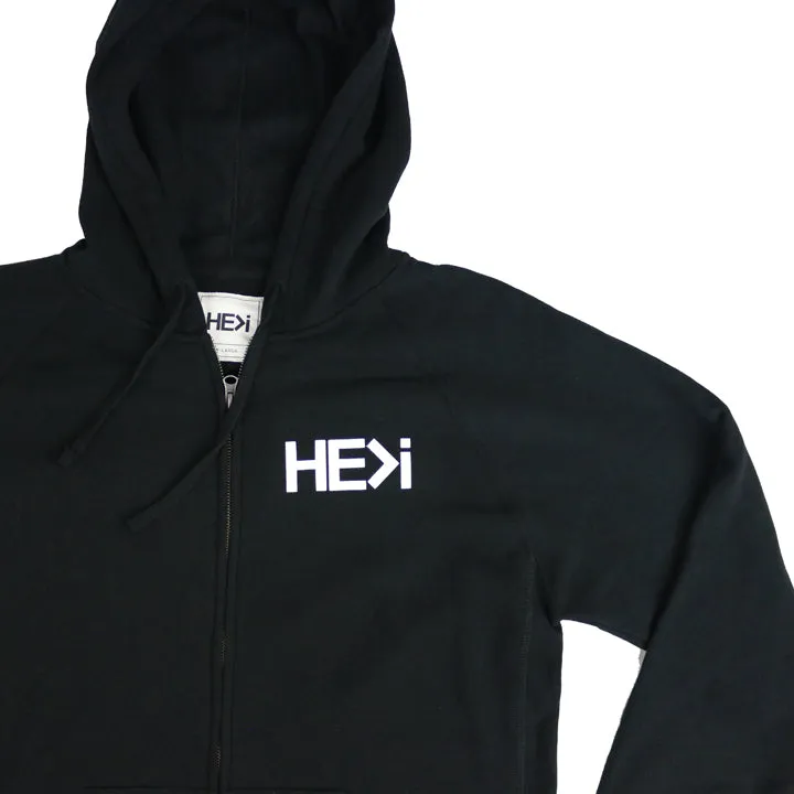 UNISEX LOGO HOODIE IN BLACK