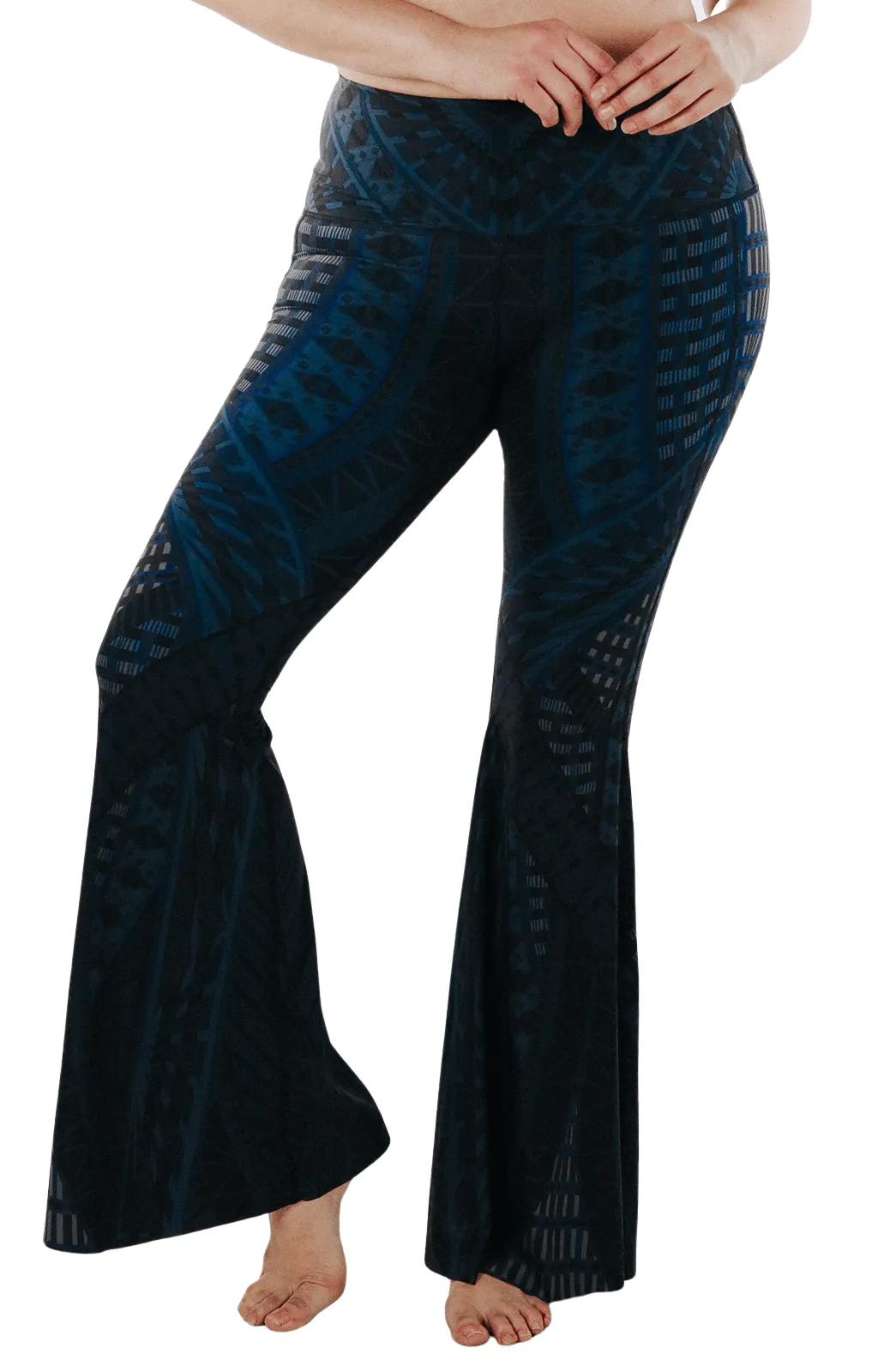 Warrior One Printed Bell Bottoms