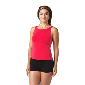 Wisdom Sleeveless Yoga Top - Red