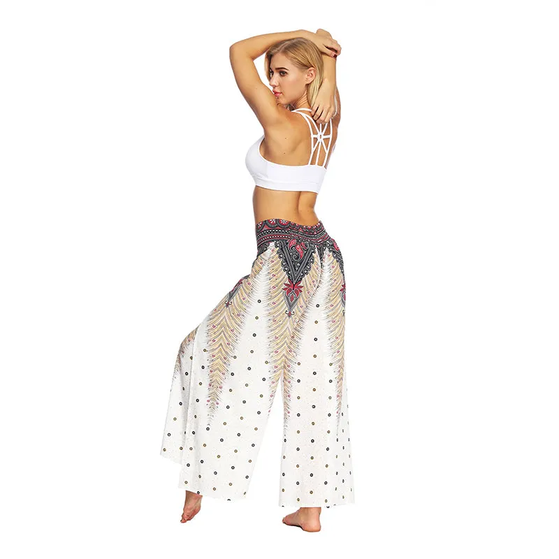 Women's Yoga Mandala Open Leg Pants