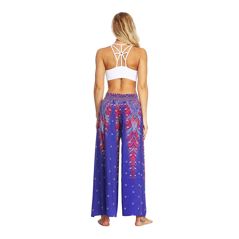 Women's Yoga Mandala Open Leg Pants