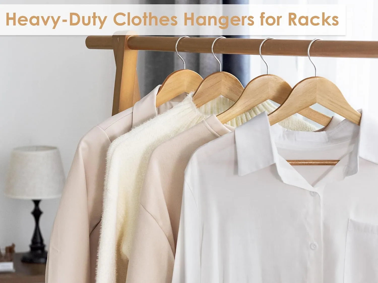 Wooden Hangers 10 Pack