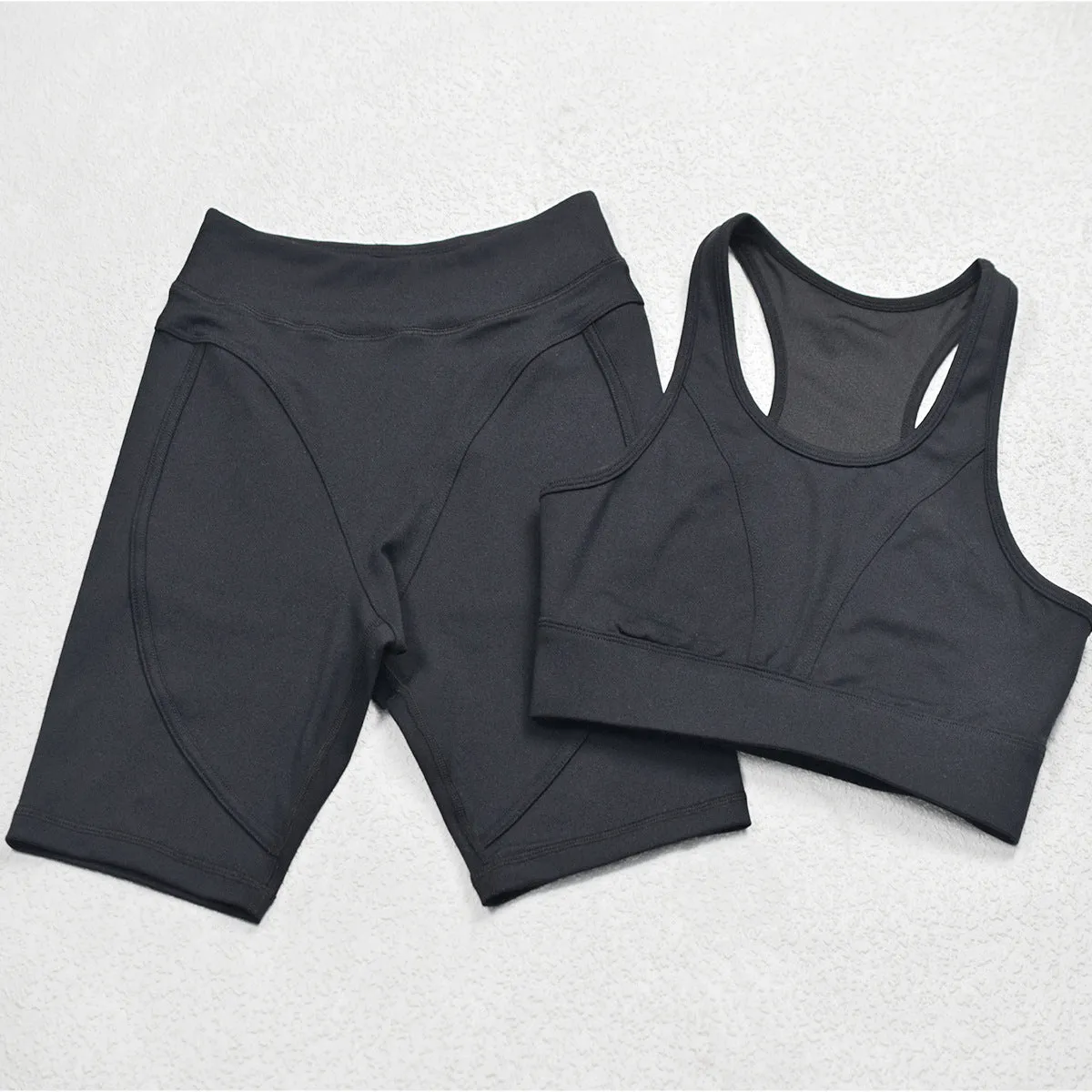 YOGA SET CLOTHING SHORT FITNESS